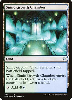 Simic Growth Chamber card from Commander Legends