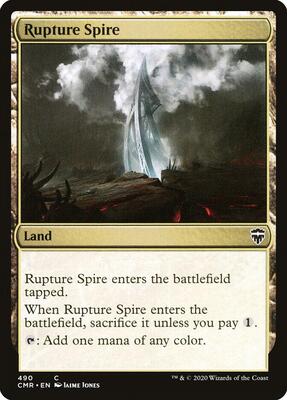 Rupture Spire (490) card from Commander Legends