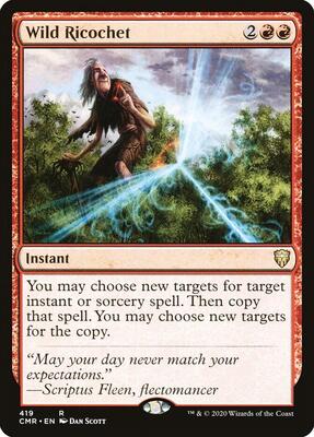 Wild Ricochet card from Commander Legends