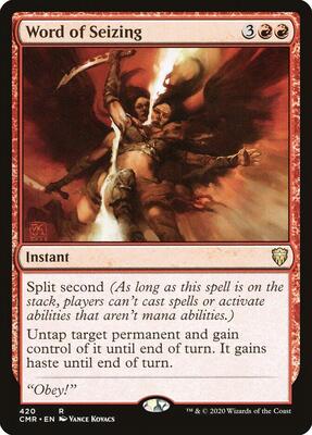 Word of Seizing card from Commander Legends