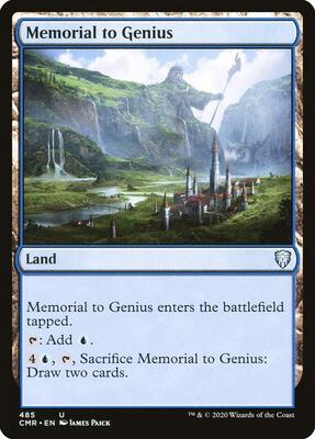 Memorial to Genius card from Commander Legends