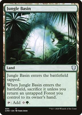 Jungle Basin card from Commander Legends