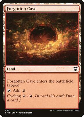 Forgotten Cave card from Commander Legends