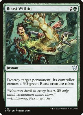 Beast Within card from Commander Legends