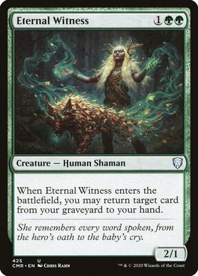 Eternal Witness card from Commander Legends