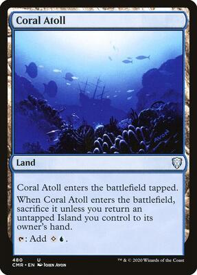 Coral Atoll card from Commander Legends