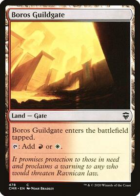 Boros Guildgate card from Commander Legends