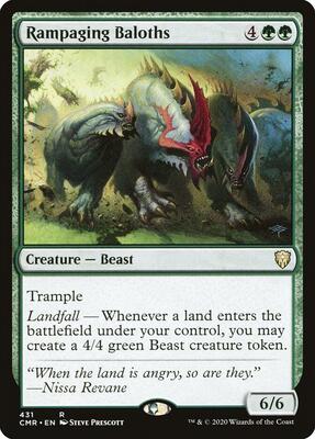 Rampaging Baloths card from Commander Legends
