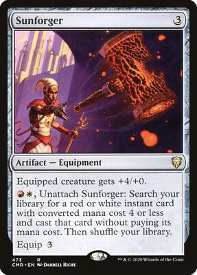 Sunforger card from Commander Legends