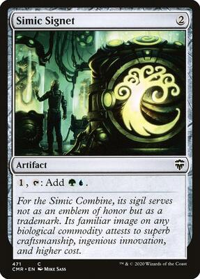 Simic Signet card from Commander Legends