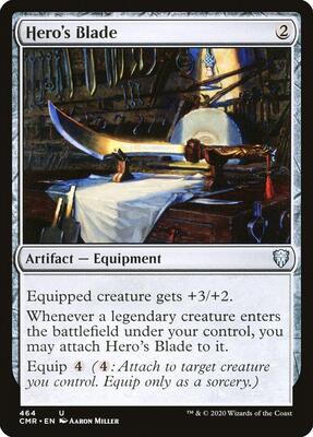 Hero's Blade (464) card from Commander Legends