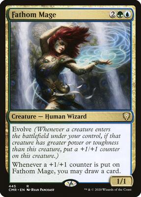 Fathom Mage card from Commander Legends