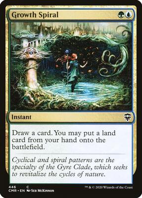 Growth Spiral card from Commander Legends
