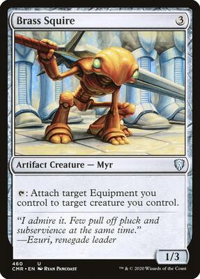Brass Squire card from Commander Legends