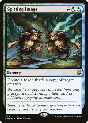 Spitting Image card from Commander Legends