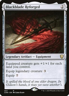 Blackblade Reforged card from Commander Legends