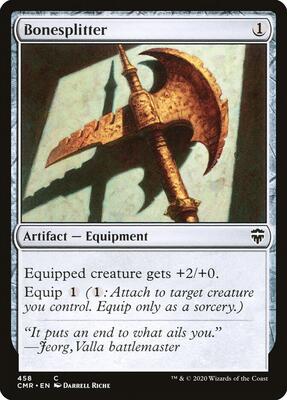 Bonesplitter card from Commander Legends