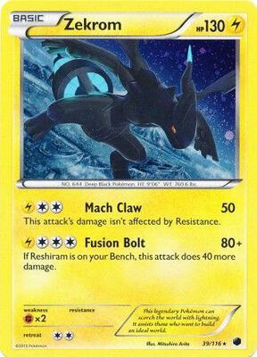 Zekrom - 39/116 (Cosmos Holo) card from Miscellaneous Cards & Products
