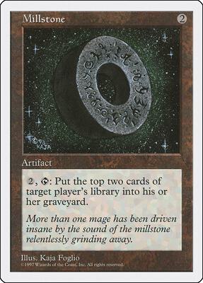 Millstone card from Fifth Edition