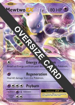 Mewtwo EX - 52/108 card from Jumbo Cards