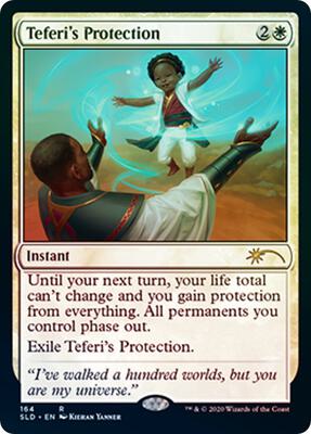 Teferi's Protection (164) card from Secret Lair Drop Series