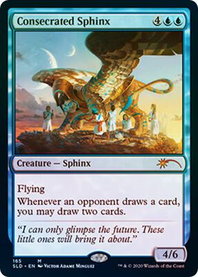 Consecrated Sphinx (165) card from Secret Lair Drop Series