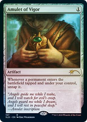 Amulet of Vigor card from Secret Lair Drop Series
