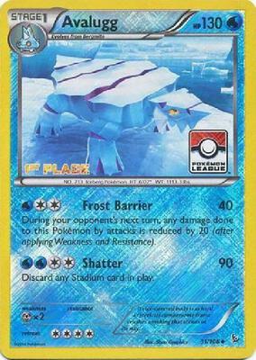 Avalugg - 31/106 (Pokemon League) [1st Place] card from League & Championship Cards