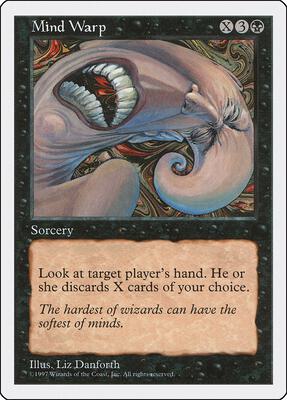 Mind Warp card from Fifth Edition