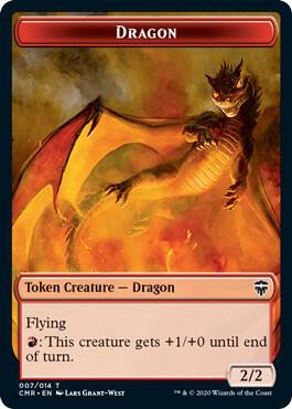 Dragon Token card from Commander Legends