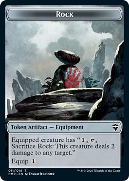 Rock Token card from Commander Legends