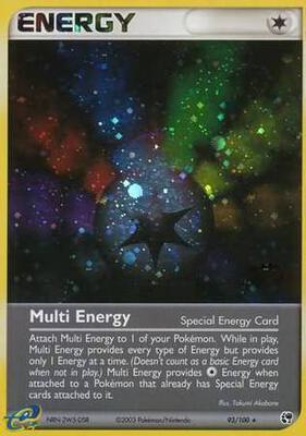Multi Energy (Special) 93/100 (League Promo) card from League & Championship Cards