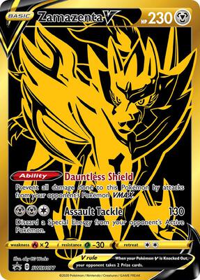 Zamazenta V - SWSH077 card from SWSH: Sword & Shield Promo Cards