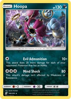 Hoopa - 140/236 (SM Unified Minds) card from Deck Exclusives