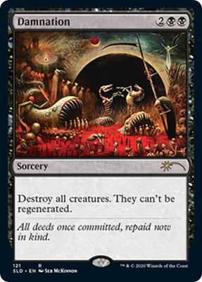 Damnation (121) card from Secret Lair Drop Series