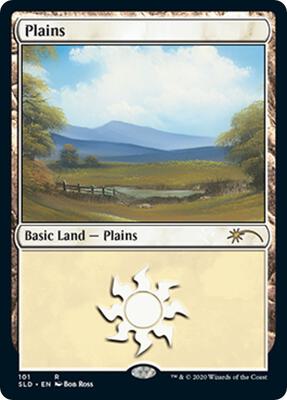 Plains (101) (Bob Ross) card from Secret Lair Drop Series
