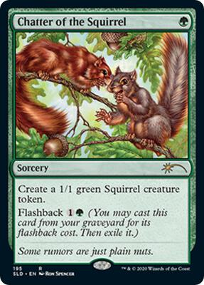 Chatter of the Squirrel card from Secret Lair Drop Series