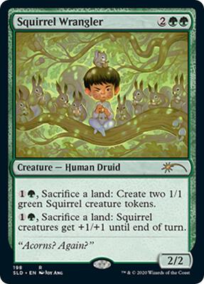 Squirrel Wrangler card from Secret Lair Drop Series