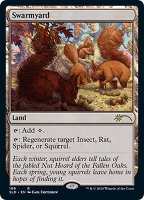 Swarmyard card from Secret Lair Drop Series