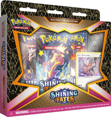 Shining Fates Mad Party Pin Collection [Bunnelby] card from Shining Fates