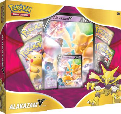 Alakazam V Box card from SWSH04: Vivid Voltage