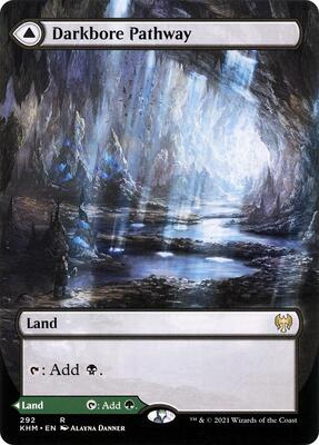 Darkbore Pathway (Borderless) card from Kaldheim