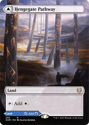 Hengegate Pathway (Borderless) card from Kaldheim