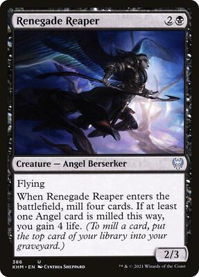Renegade Reaper card from Kaldheim