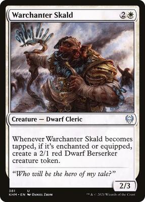Warchanter Skald card from Kaldheim