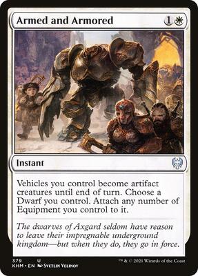 Armed and Armored card from Kaldheim