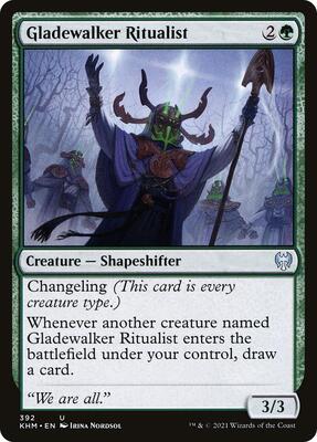 Gladewalker Ritualist card from Kaldheim
