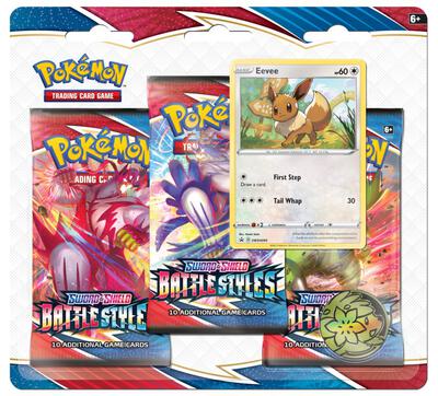 Battle Styles 3 Pack Blister [Eevee] card from SWSH05: Battle Styles