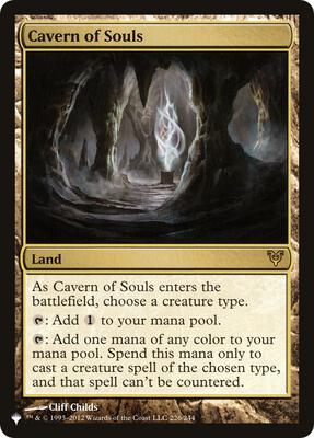 Cavern of Souls card from The List Reprints