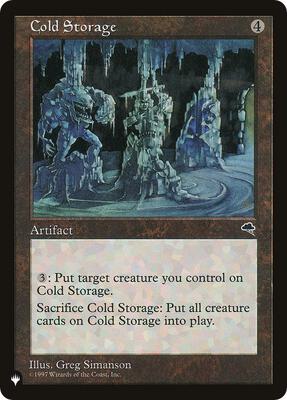 Cold Storage card from The List Reprints